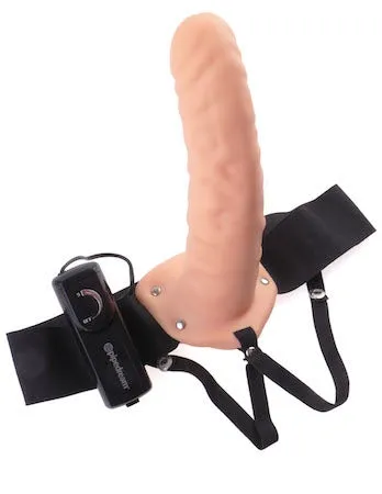 Female Sex Toys Calvista Fetish Fantasy 8inch Vibrating Hollow Strap On Flesh Female Sex Toys Calvista Fetish Fantasy 8inch Vibrating Hollow Strap On Flesh