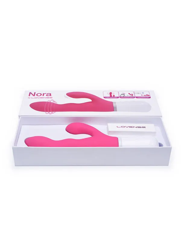 Female Sex Toys Calvista Lovense Nora Bluetooth RemoteControlled Rabbit Vibrator