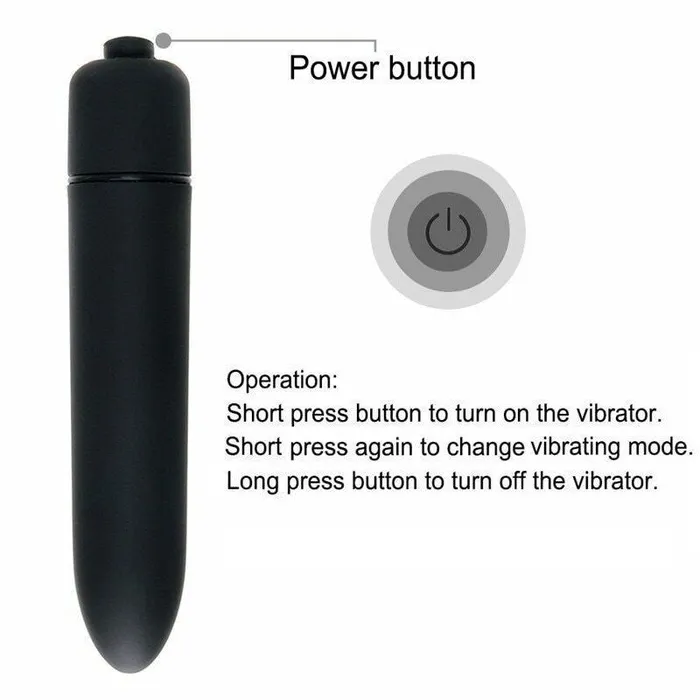 Female Sex Toys FRISKY BUSINESS SG Bullet Vibrator 10 Modes