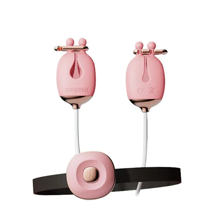 Female Sex Toys FRISKY BUSINESS SG Tease N Please Vibrating Nipple Clamps with BDSM Collar Female Sex Toys FRISKY BUSINESS SG Tease N Please Vibrating Nipple Clamps with BDSM Collar