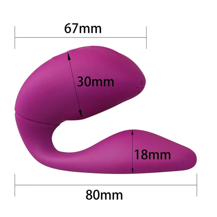 Female Sex Toys LOVETOY OSensual Double Rush Remote Control Vibrator