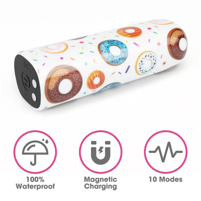 Female Sex Toys Mini Bullet Vibrator Rechargeable Donuts Massager LOVETOY