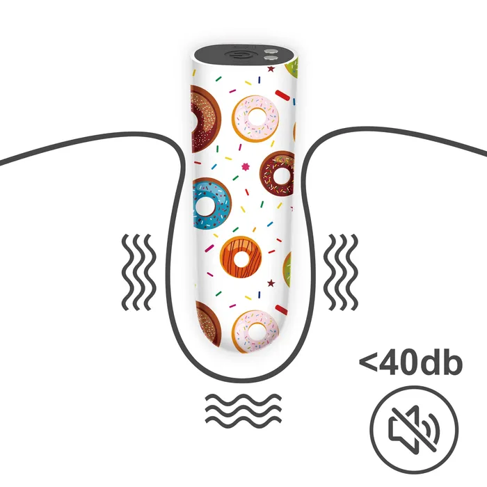 Female Sex Toys Mini Bullet Vibrator Rechargeable Donuts Massager LOVETOY