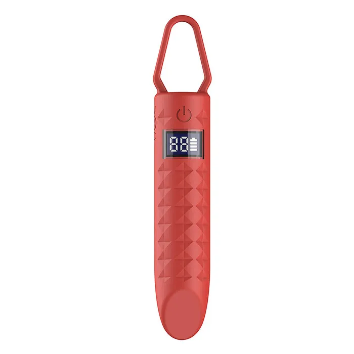 Female Sex Toys Tech Touch LCD Display Mini Bullet Vibrator FRISKY BUSINESS SG