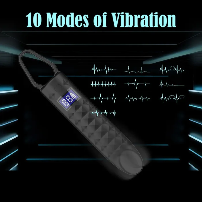 Female Sex Toys Tech Touch LCD Display Mini Bullet Vibrator FRISKY BUSINESS SG