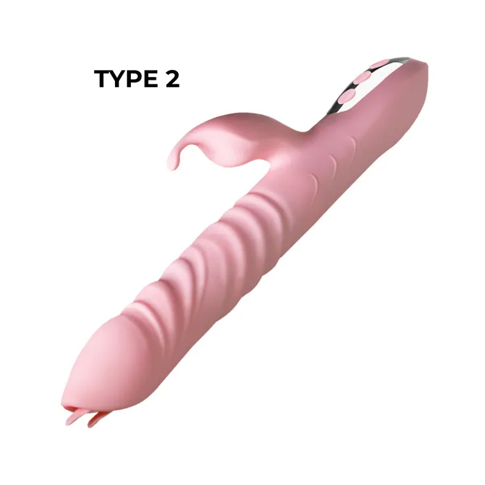 FRISKY BUSINESS SG Female Sex Toys Revolution Retractable Dual Vibrator