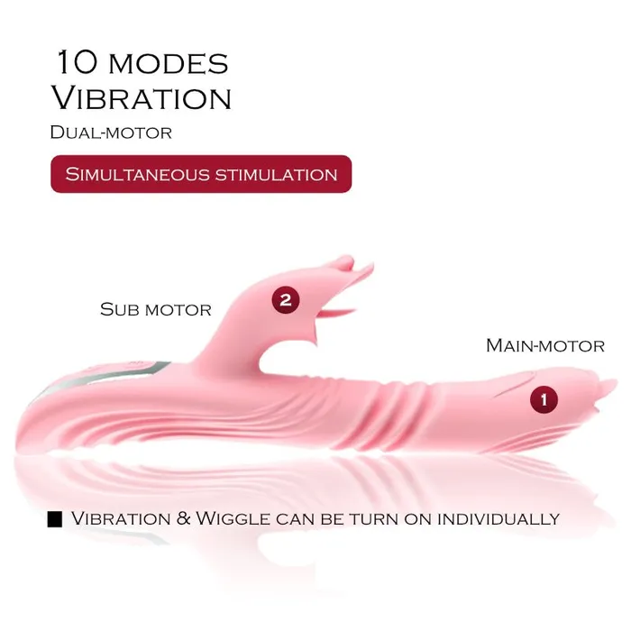FRISKY BUSINESS SG Female Sex Toys Revolution Retractable Dual Vibrator