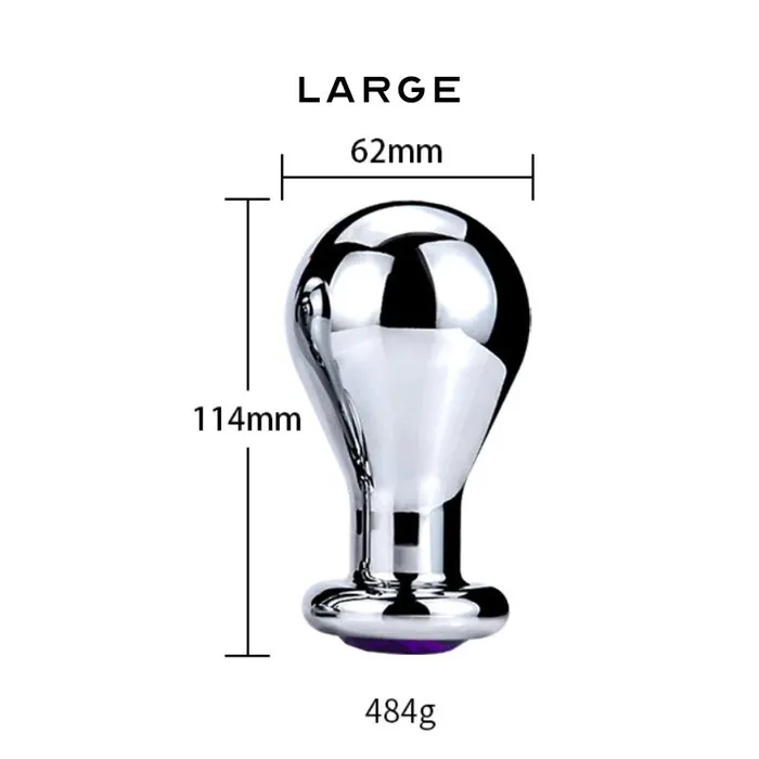 FRISKY BUSINESS SG Stainless Steel Bulb Plug Anal
