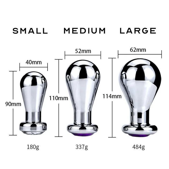 FRISKY BUSINESS SG Stainless Steel Bulb Plug Anal