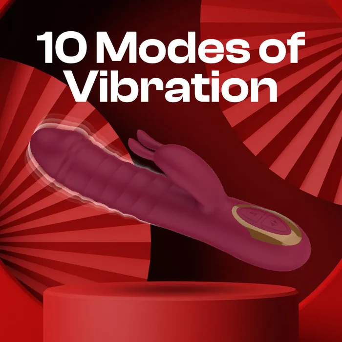 FRISKY BUSINESS SG Vibrators Luxe Leap Female Rabbit Thrusting Vibrator