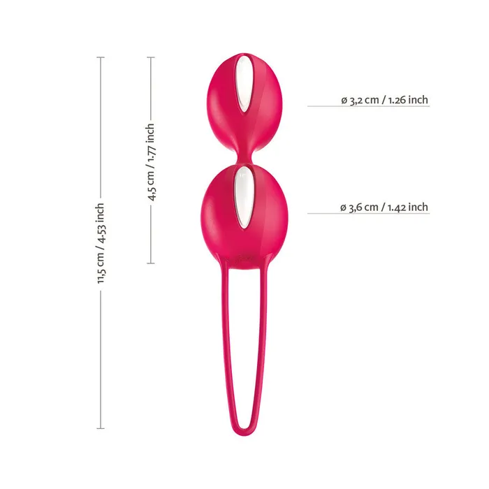 Fun Factory Smartballs Duo Traveling Tickle Trunk Vibrators