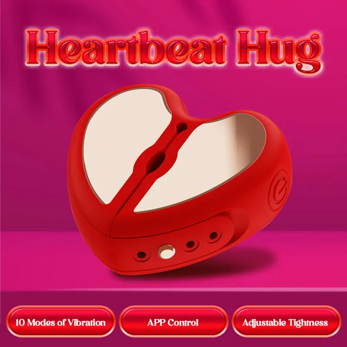 Heartbeat Hug APP Control Wireless Vibrating Nipple Clamps FRISKY BUSINESS SG Couples