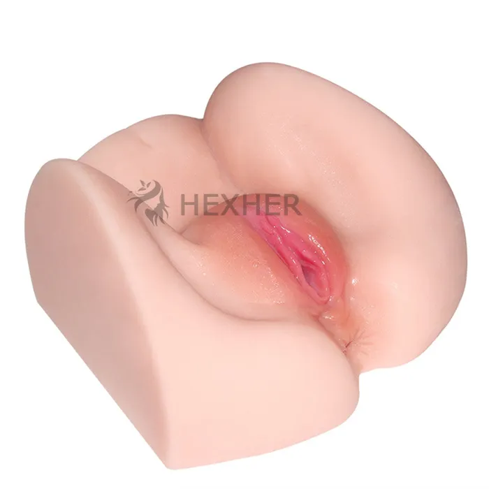 HEXHER Male Sex Toys Exquisite Butt Doll Pleated Anal True Pussy Sex