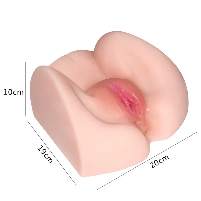 HEXHER Male Sex Toys Exquisite Butt Doll Pleated Anal True Pussy Sex