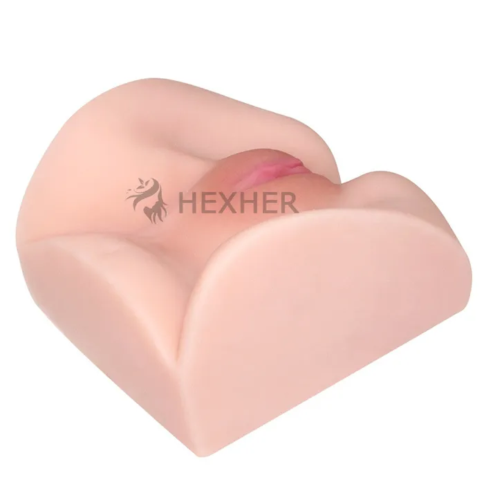 HEXHER Male Sex Toys Exquisite Butt Doll Pleated Anal True Pussy Sex