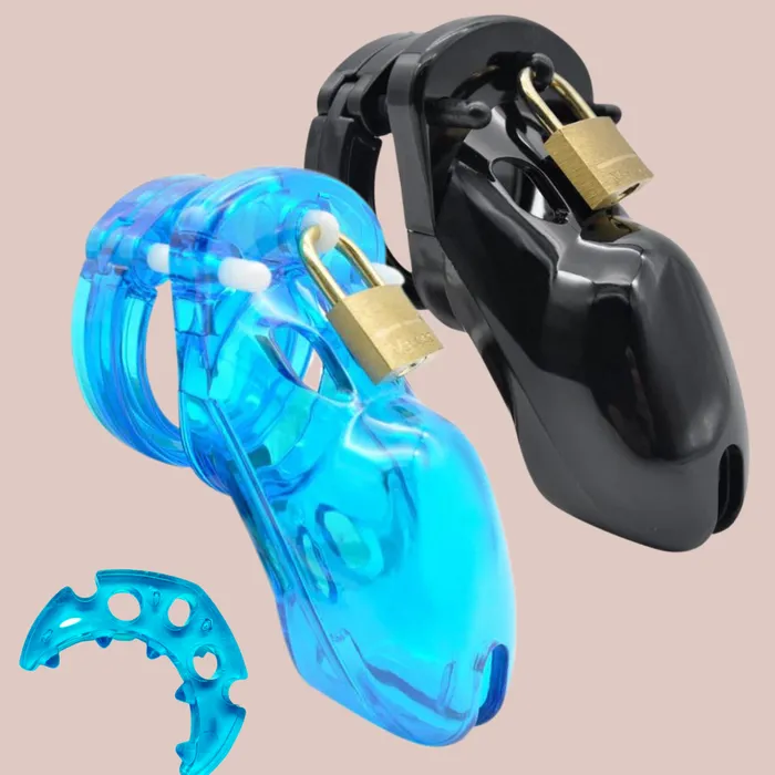 House Of Chastity Male Sex Toys HOC600 With AntiOff Rings Chastity Cage