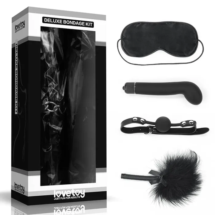 LOVETOY Female Sex Toys BDSM Bondage Sets Gspot Vibrator Blindfold Ball Gag Feather Tickler LOVETOY Female Sex Toys BDSM Bondage Sets Gspot Vibrator Blindfold Ball Gag Feather Tickler