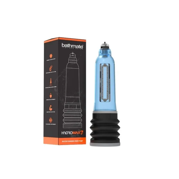 Male Sex Toys Bathmate Bathmate Hydromax7 Penis Pump Blue