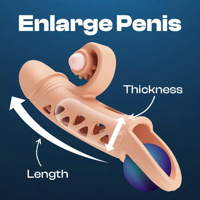 Male Sex Toys FRISKY BUSINESS SG Lonzo Passion Male Vibrating Penis Sleeve