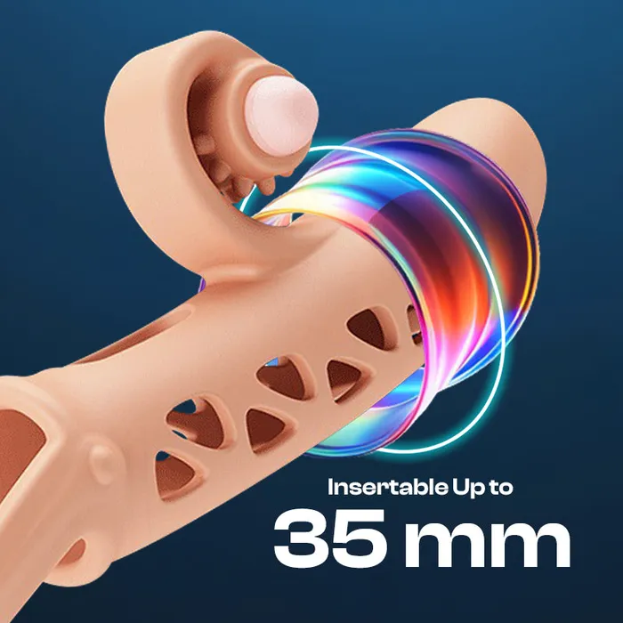 Male Sex Toys FRISKY BUSINESS SG Lonzo Passion Male Vibrating Penis Sleeve