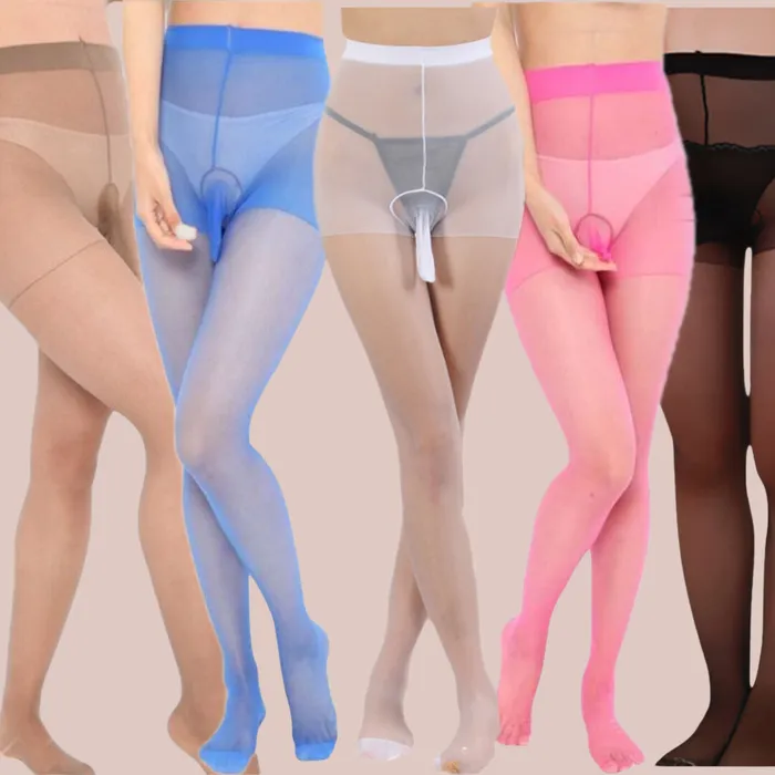 Male Sex Toys House Of Chastity Nylon Tights With Penis Pouch