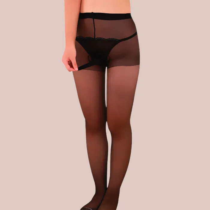 Male Sex Toys House Of Chastity Nylon Tights With Penis Pouch