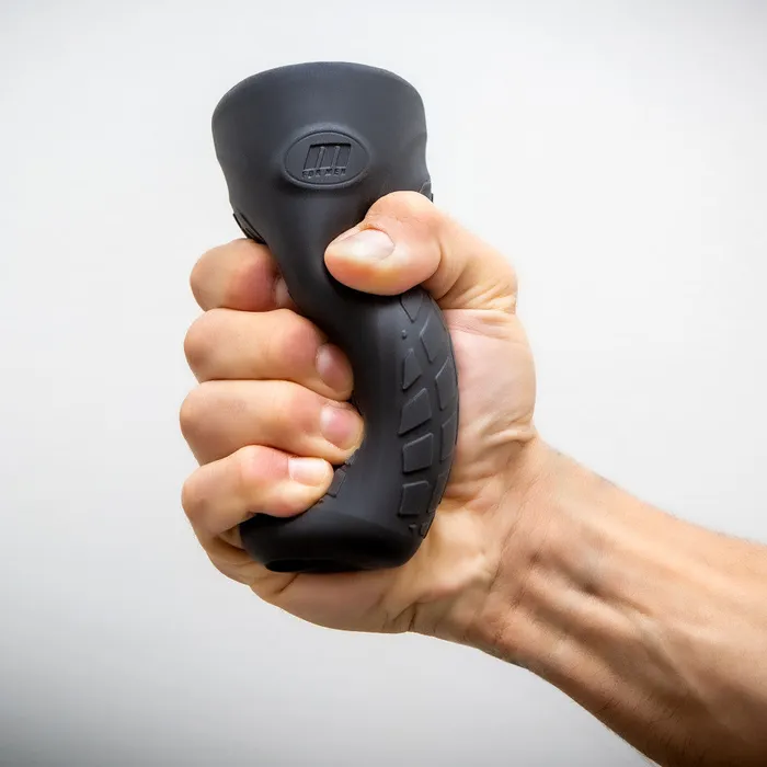 Male Sex Toys M Elite Platinum Gript Stroker Black Blush