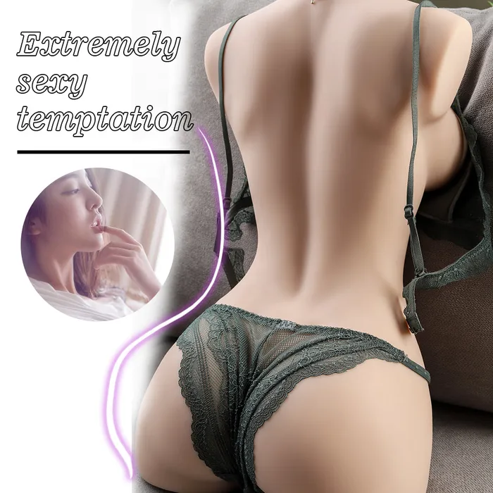 Male Sex Toys nastnova HeidiFor EU Customers 1916lb Realistic Torso Sex Toy with Pussy Ass Boobs