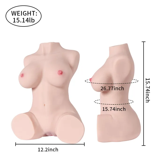 Male Sex Toys Safystyle Real Doll Realistic 3D Sex Doll Pussy Vagina Ass Male Pocket Pussy Masturbator Sexy Ass Toy For Men Masturbate Real Doll