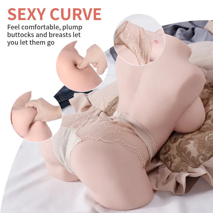 Male Sex Toys Safystyle Real Doll Realistic 3D Sex Doll Pussy Vagina Ass Male Pocket Pussy Masturbator Sexy Ass Toy For Men Masturbate Real Doll