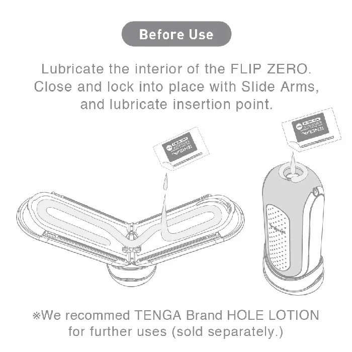 Male Sex Toys Tenga Tenga FLIP 0 ZERO Masturbator Black