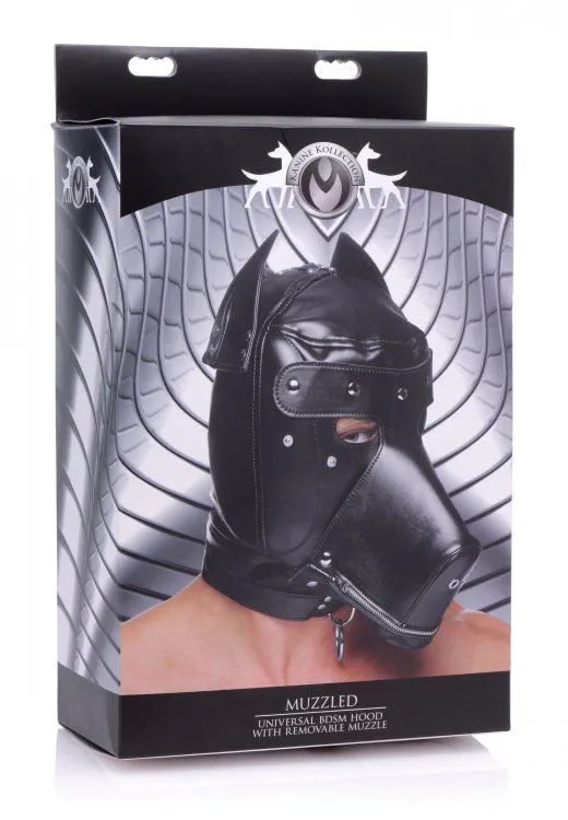 Master Series Male Sex Toys Master Series Muzzled Universal BDSM Hood