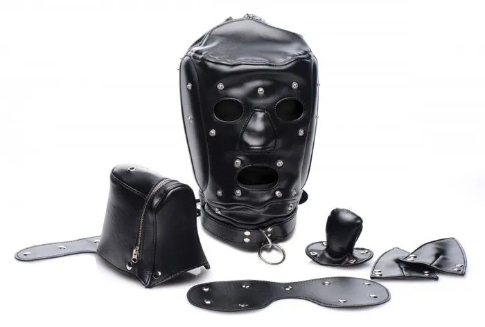 Master Series Male Sex Toys Master Series Muzzled Universal BDSM Hood