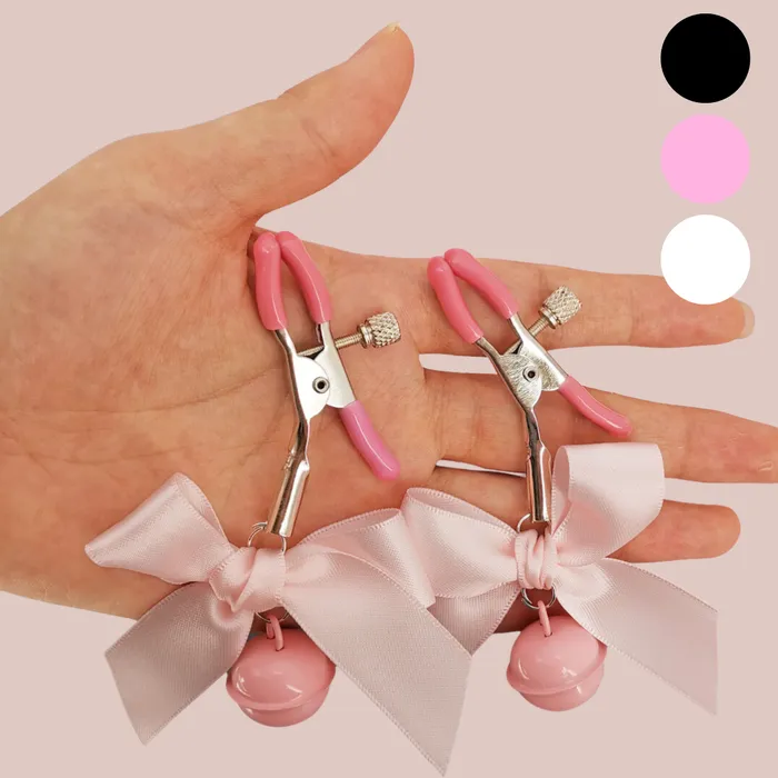 Nipple Clitoral Toys House of Chastity Bow Bell Nipple Clamps