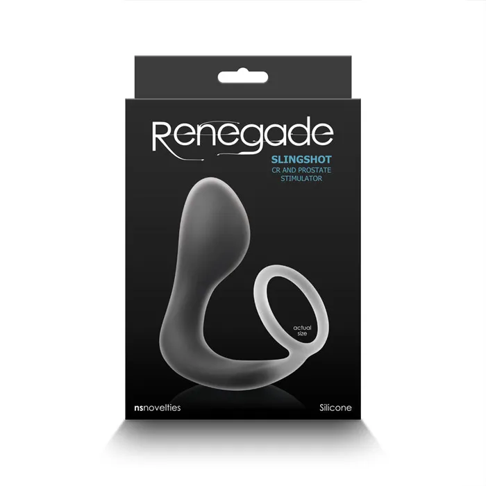 NS Novelties Anal Renegade Slingshot PSpot Simulator Black NS Novelties Anal Renegade Slingshot PSpot Simulator Black