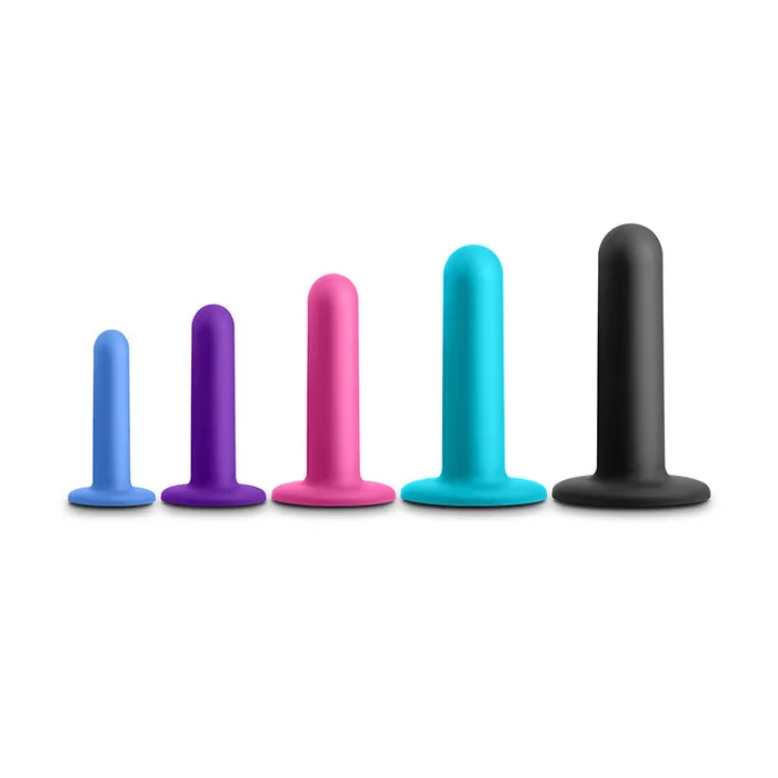 NS Novelties Female Sex Toys Colours Silicone Dilator Kit