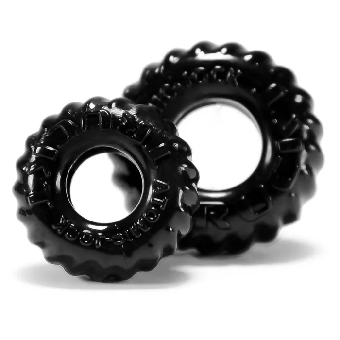 Oxballs Male Sex Toys Oxballs Truckt 2 Pack Cock Ring Black Mixed Sizes