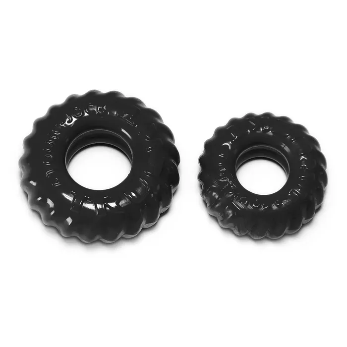 Oxballs Male Sex Toys Oxballs Truckt 2 Pack Cock Ring Black Mixed Sizes