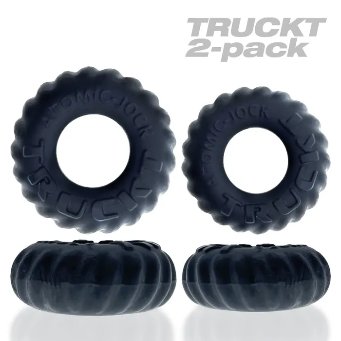 Oxballs Male Sex Toys Oxballs Truckt 2 Pack Cock Ring Special Edition Night Mixed Sizes