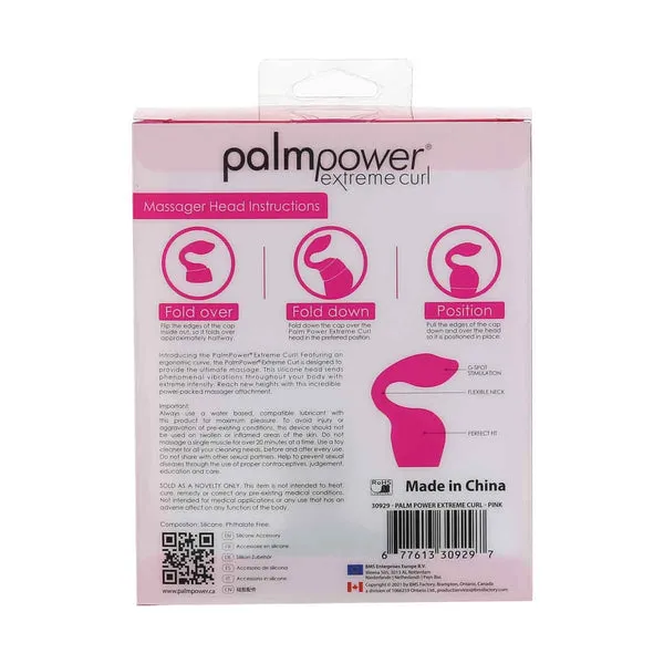 PalmPower Extreme Curl Silicone Massage Head PalmPower Male Sex Toys PalmPower Extreme Curl Silicone Massage Head PalmPower Male Sex Toys
