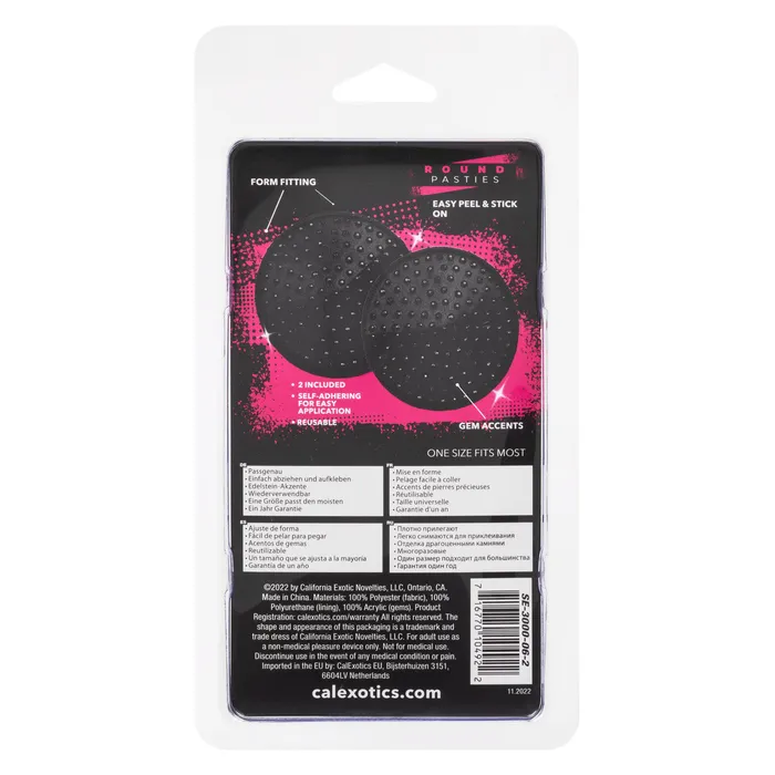 Radiance Round Pasties CalExotics Vibrators Radiance Round Pasties CalExotics Vibrators