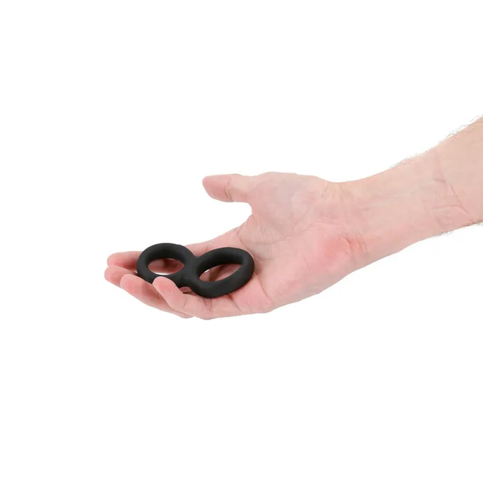 Renegade Twofold Cock Ring Black NS Novelties Male Sex Toys Renegade Twofold Cock Ring Black NS Novelties Male Sex Toys