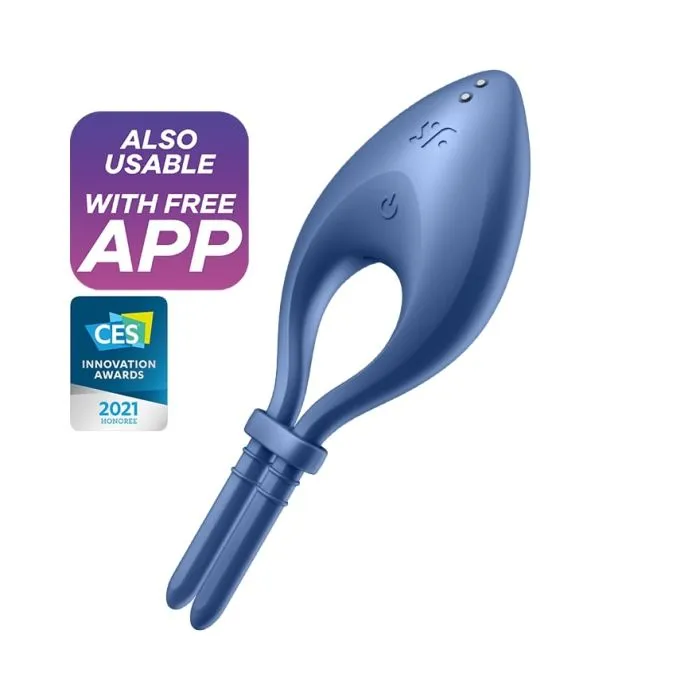 Satisfyer Couples Satisfyer Bullseye Vibrating Cock Ring Blue