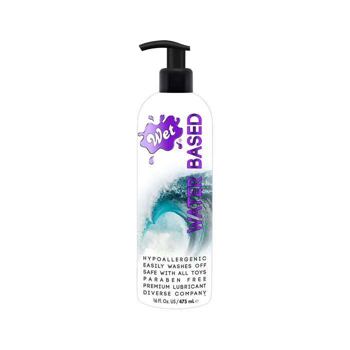 Sexual Health Wellbeing Wet Original Water Based Gel Lubricant 160 Floz475mL Wet
