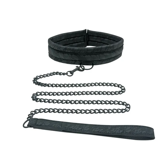 Sincerely by Sportsheets Lace Collar Leash Black Sportsheets Anal