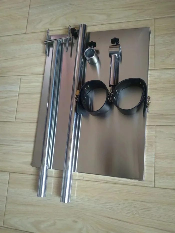 Standing Restraint Cock and Ball Torture Shelf BallbustingToyscom Male Sex Toys