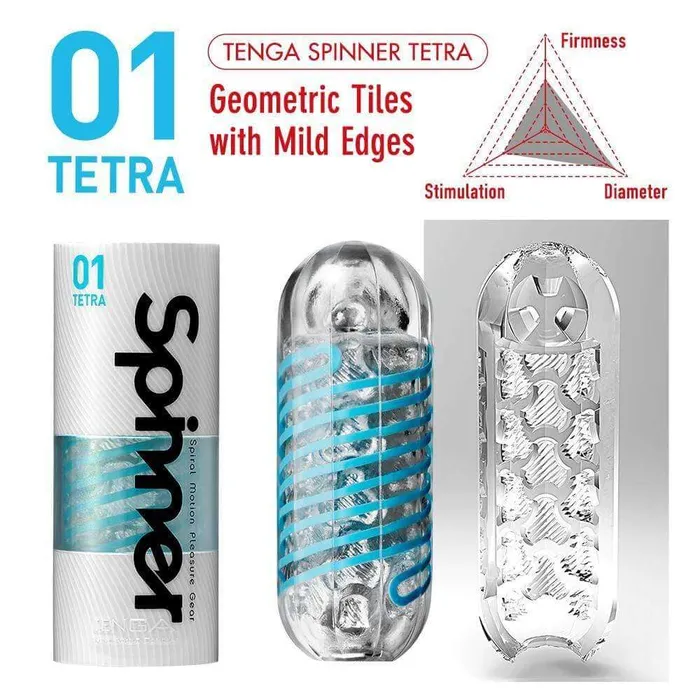 Tenga Spinner 01 TETRA Masturbator Tenga Male Sex Toys