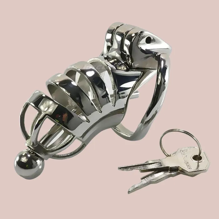 The JJ Metal Chastity Device House of Chastity Male Sex Toys