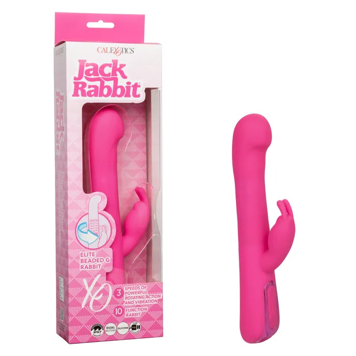Vibrators CalExotics Jack Rabbit Elite Beaded G Rabbit Vibe Vibrators CalExotics Jack Rabbit Elite Beaded G Rabbit Vibe