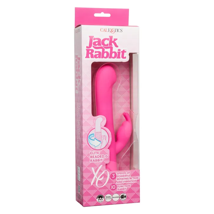 Vibrators CalExotics Jack Rabbit Elite Beaded G Rabbit Vibe Vibrators CalExotics Jack Rabbit Elite Beaded G Rabbit Vibe